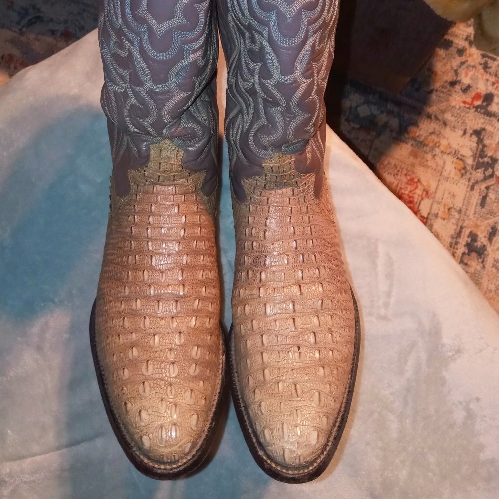 Justin hornback lizard boots